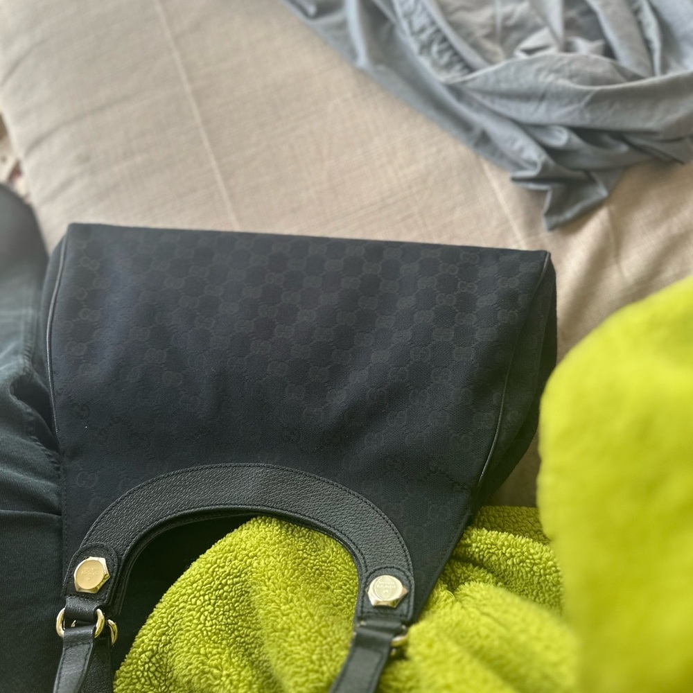 Gucci Black Shoulder Hobo Bag